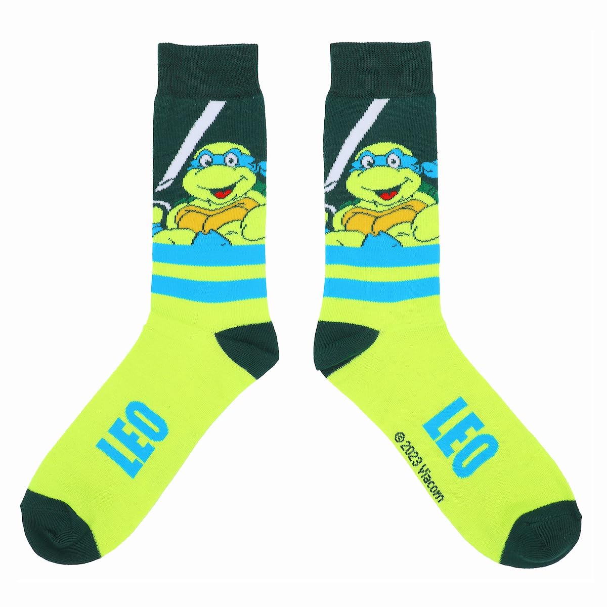 Bioworld Teenage Mutant Ninja Turtles Characters 5-Pair Men's Casual Crew Socks
