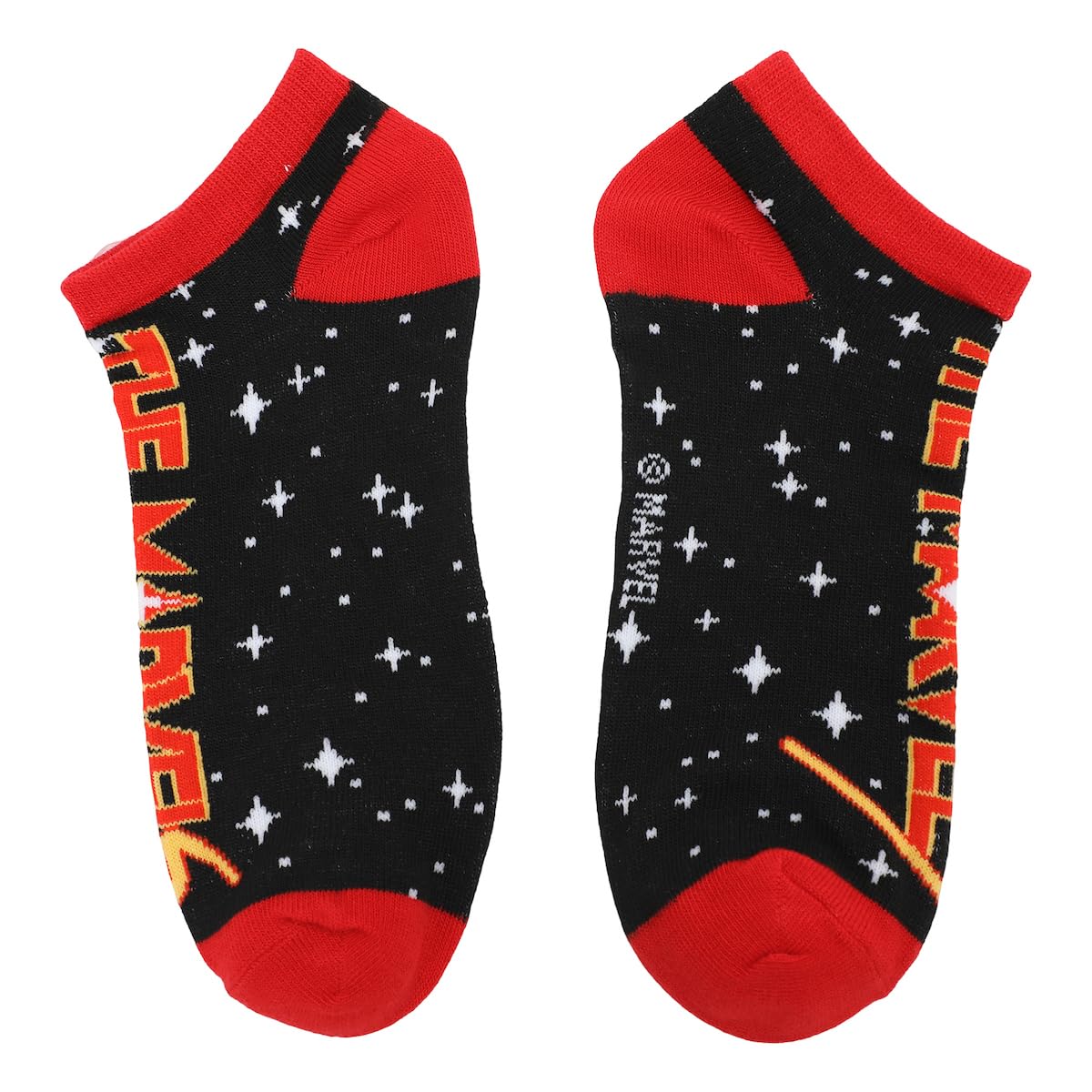 Bioworld Adult The Marvels Movie Ankle Socks 5-Pack - Superhero Style for Your Feet