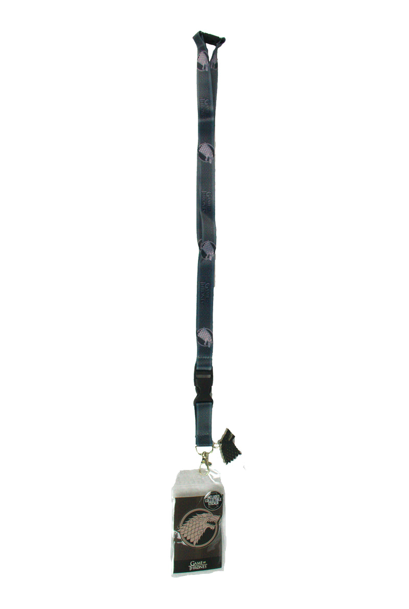 Game of Thrones House Stark Lanyard