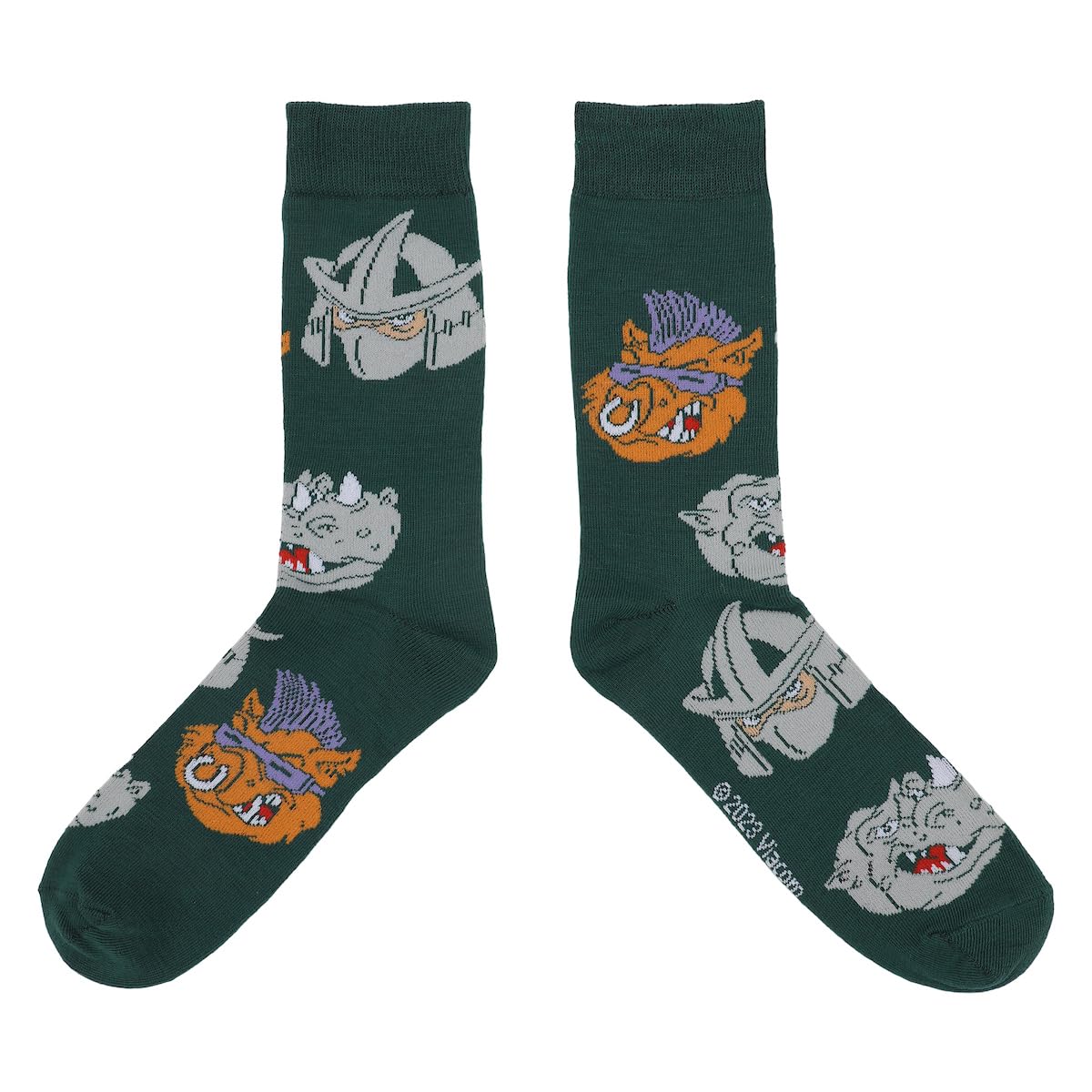 Bioworld Teenage Mutant Ninja Turtles Characters 5-Pair Men's Casual Crew Socks