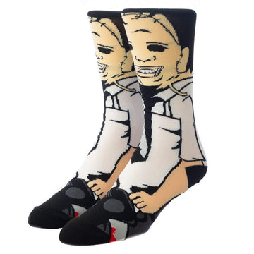 Texas Chainsaw Massacre Leatherface 360 Character Crew Sock