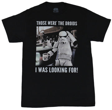 Star Wars Mens T-Shirt - Those were The Droids I was looking For