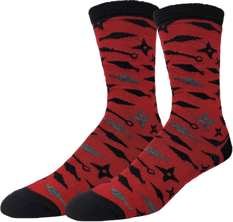 Ripple Junction Naruto Shippuden 2 Pack Adult Crew Socks Hidden Leaf