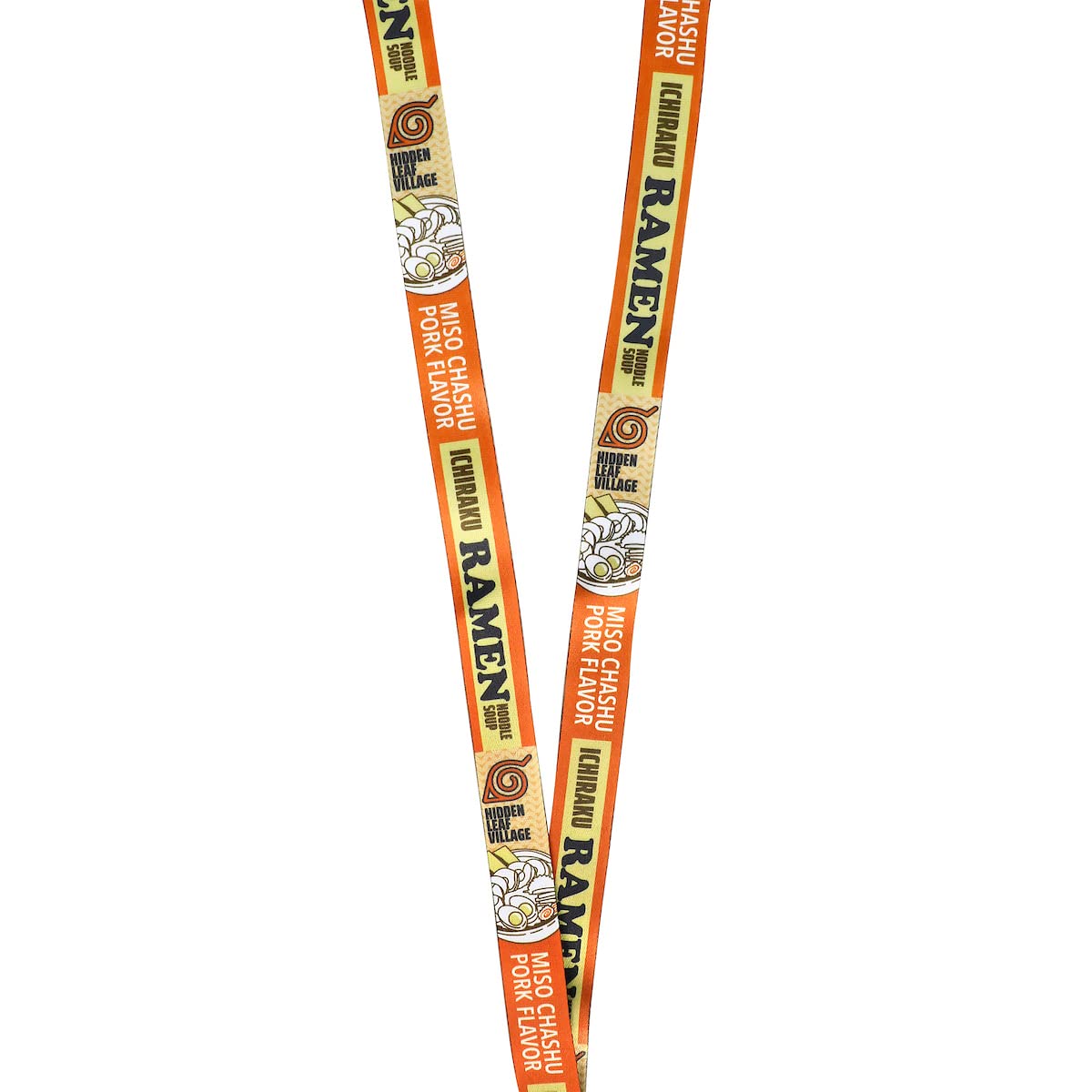 Bioworld Naruto Shippuden Ramen Lanyard with Lobster Clasp and Keychain