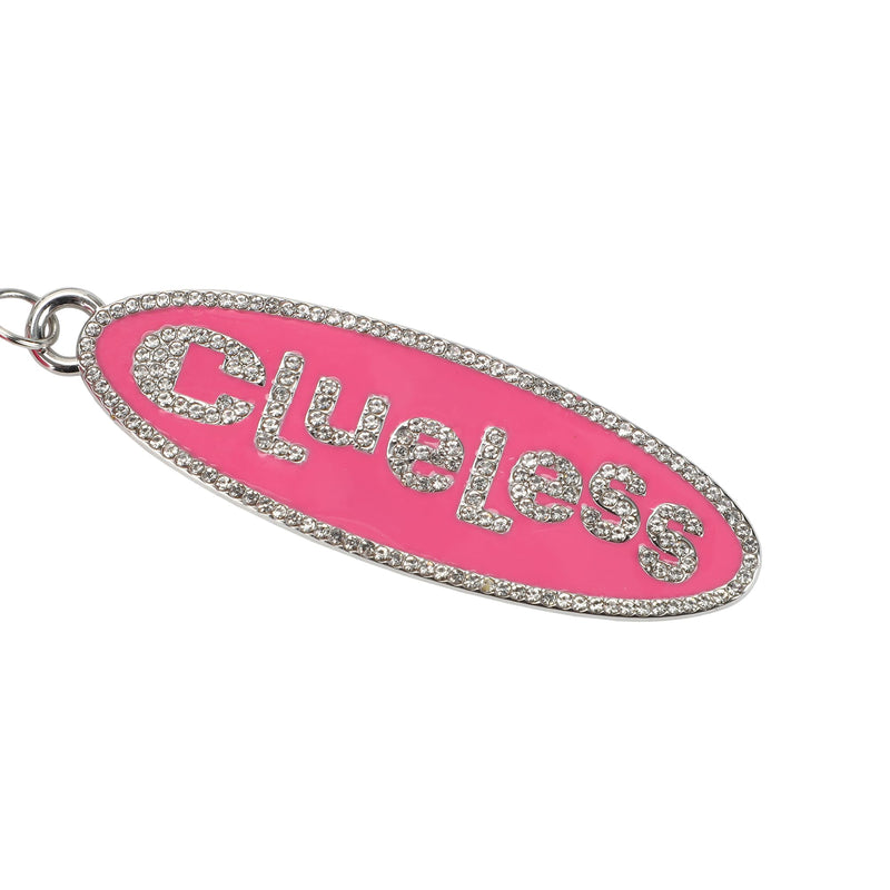Bioworld Clueless Logo Keychain With Heart-Shaped Pom