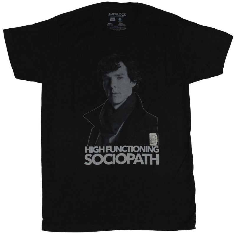 Sherlock (BBC TV Series)  Mens T-Shirt - High Functioning Sociopath  Photo