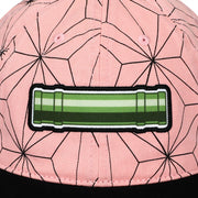 Demon Slayer Embroidered Season 1 Logo Black Adjustable Baseball Hat - Inmyparentsbasement.com
