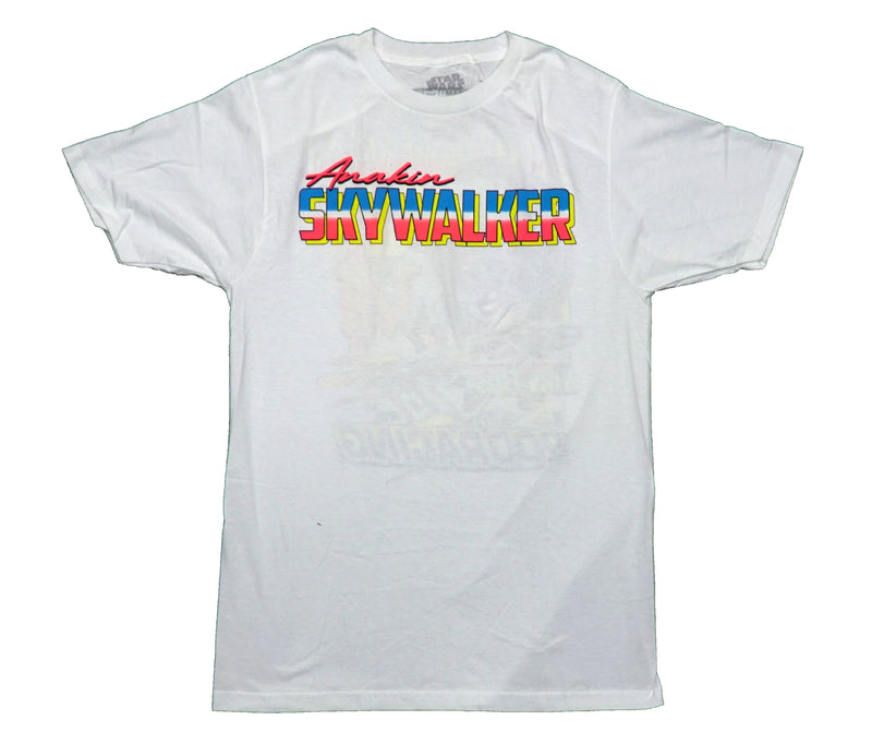 Star Wars Mens T-Shirt - Anakin Skywalker Name Front Full Art Back