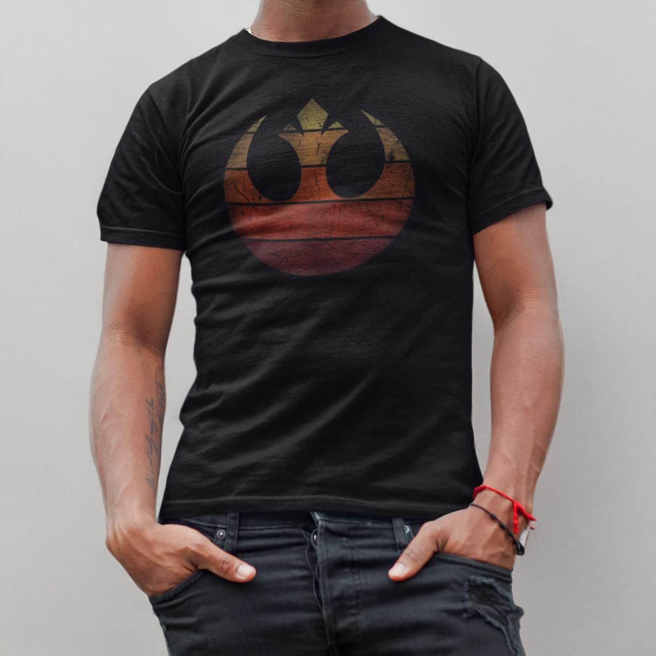 STAR WARS Rebel Alliance Rebellion Symbol Adult Men's T-Shirt