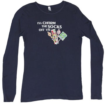 Charms Candies Ladies (Womens) T Shirt  - Charm Your Socks Off Graphic