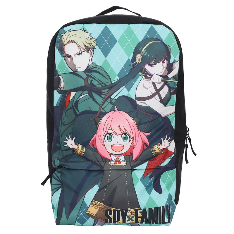 Spy x Family Backpack with Adjustable Shoulder Strap and Front Pocket