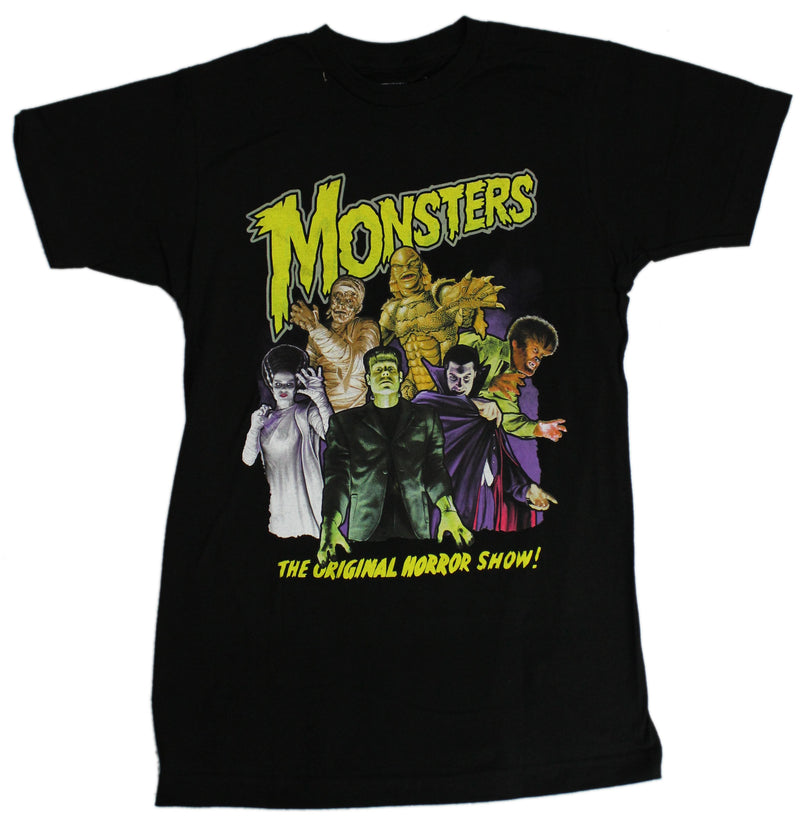 Universal Monsters Mens T-Shirt - Original Horror Show Monster Group