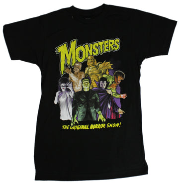 Universal Monsters Mens T-Shirt - Original Horror Show Monster Group