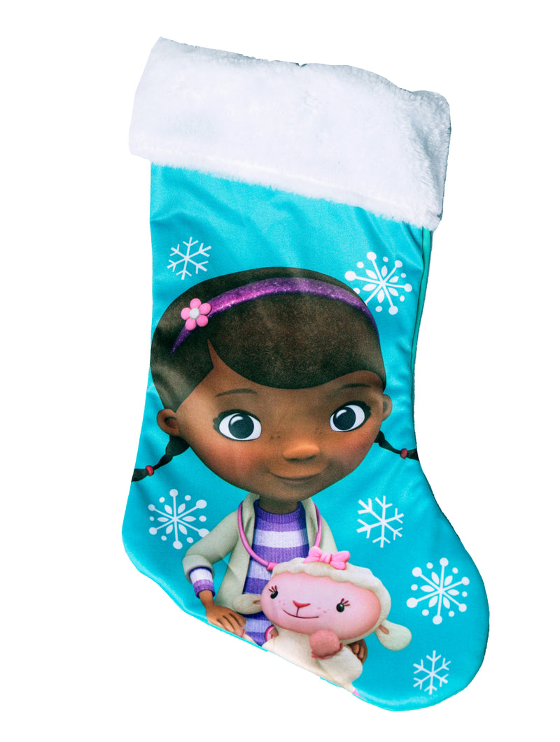 Blue & White Disney Doc McStuffins 18 In. Christmas Stocking