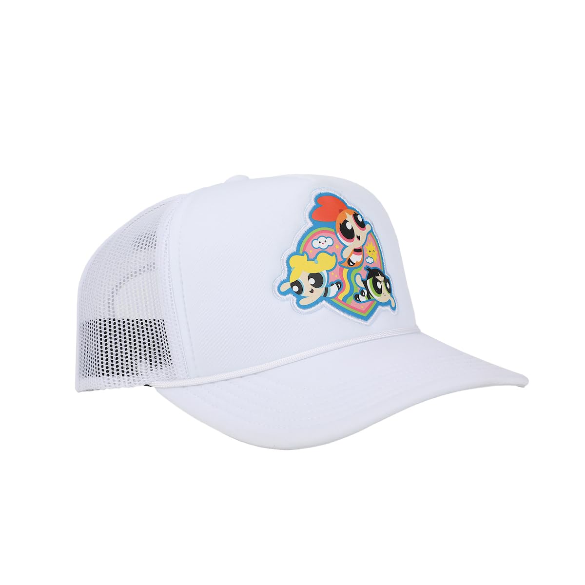 Bioworld Powerpuff Girls Women's Mesh Trucker Hat White