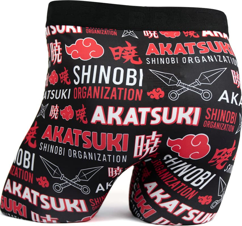 Ripple Junction Naruto Shippuden Mens Boxer Briefs Underwear Akatsuki All Over Print