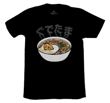Gudetama Mens T-Shirt -  Sleeping in Bowl of  Ramen