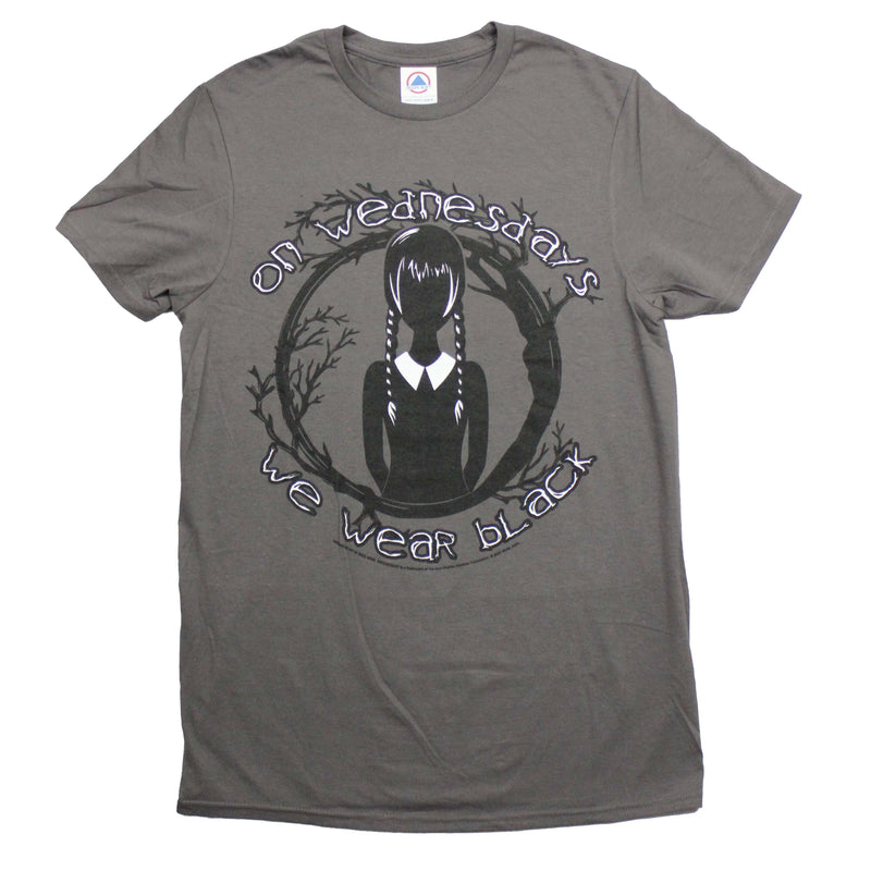 Wednesday Mens T-Shirt - Branch Frame On Wednesdays We Wear Black - Inmyparentsbasement.com