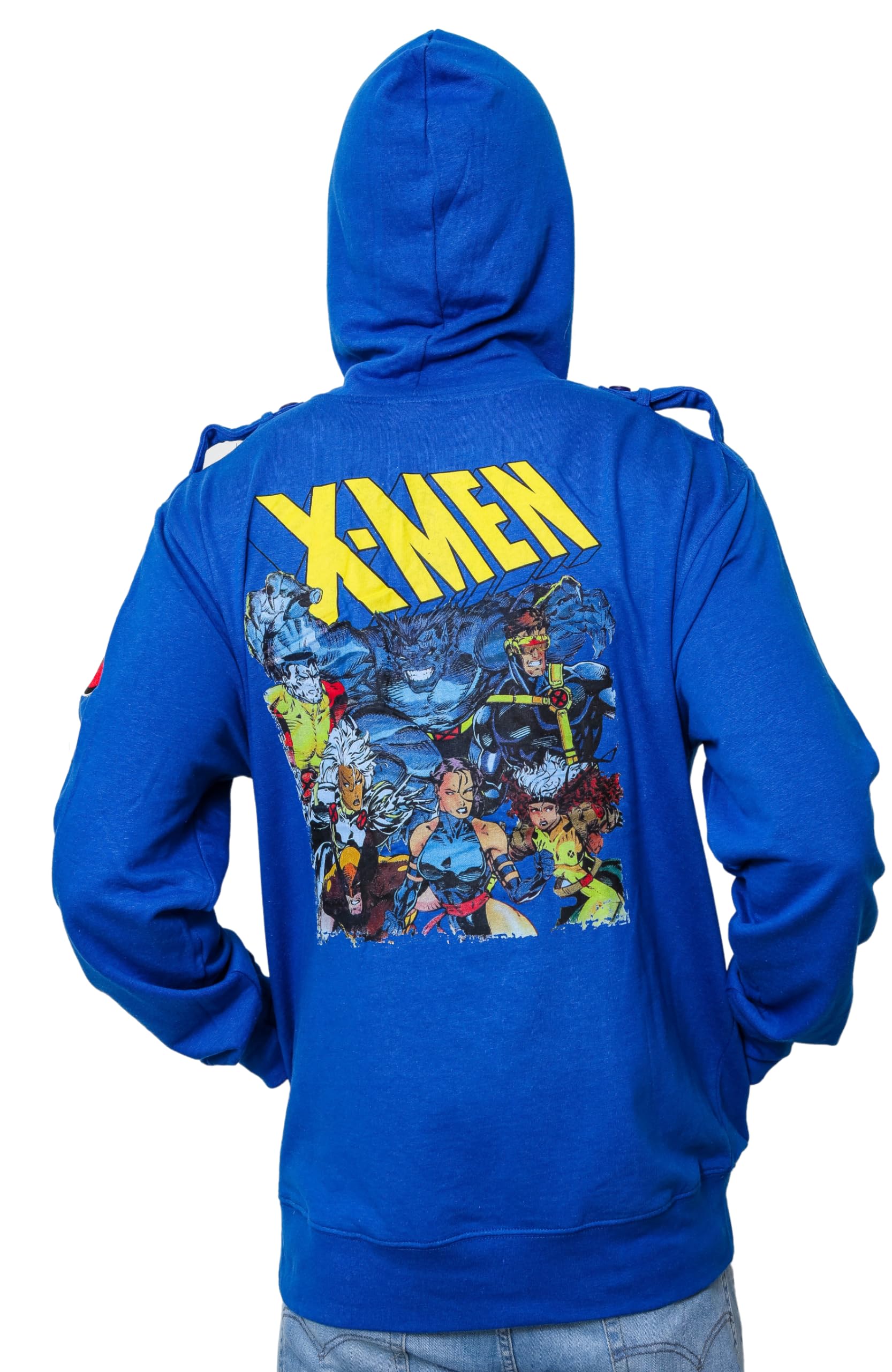 Marvel X-Men Jim Lee Wolverine Patch Jacket Hoodie