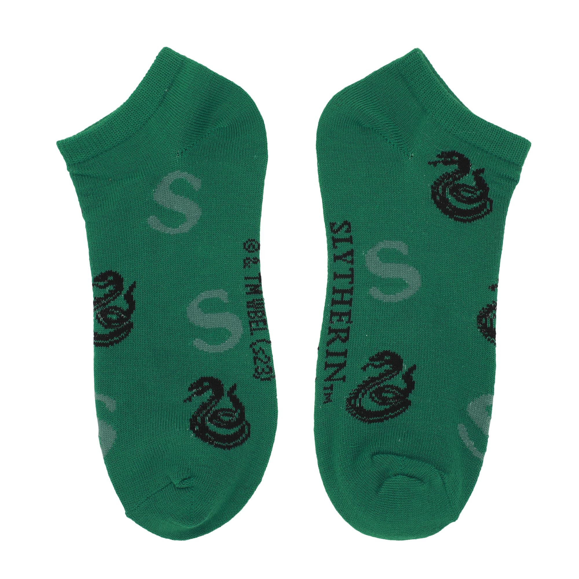 Harry Potter Slytherin Ankle Socks 5-Pack for Women