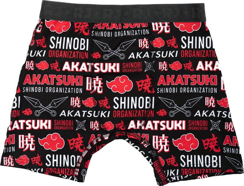 Ripple Junction Naruto Shippuden Mens Boxer Briefs Underwear Akatsuki All Over Print