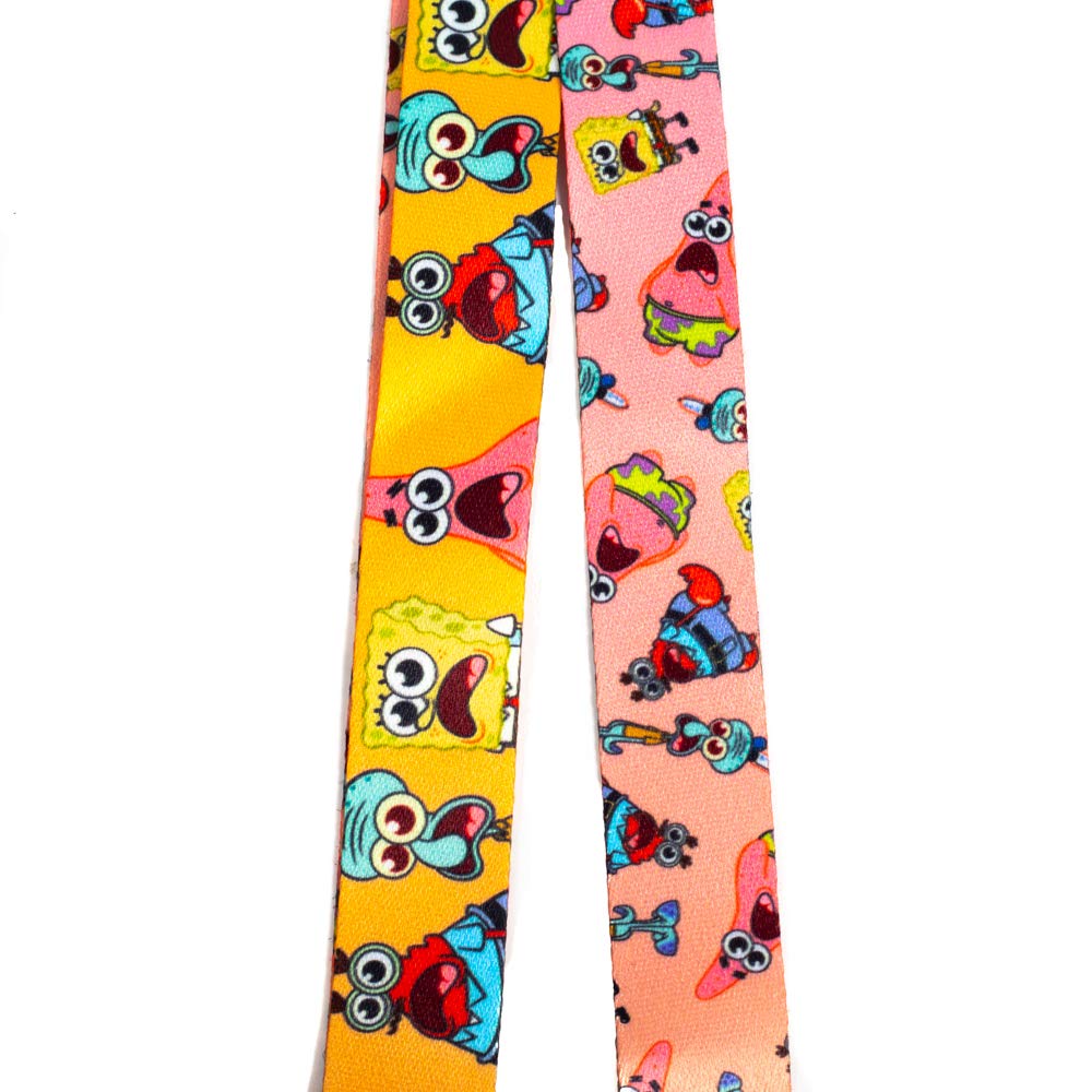 Spongebob Mask Lanyard, Printed Mask Holder