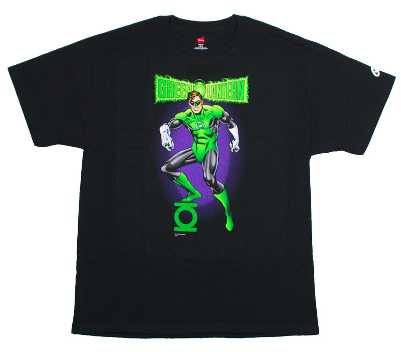 Graphitti Designs Green Lantern Ring Stance Image NOS DEADSTOCK VINTAGE T-SHIRT
