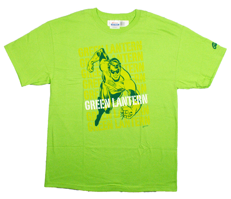 Graphitti Designs Green Lantern Flying Neon Drop DEADSTOCK VINTAGE T-SHIRT New