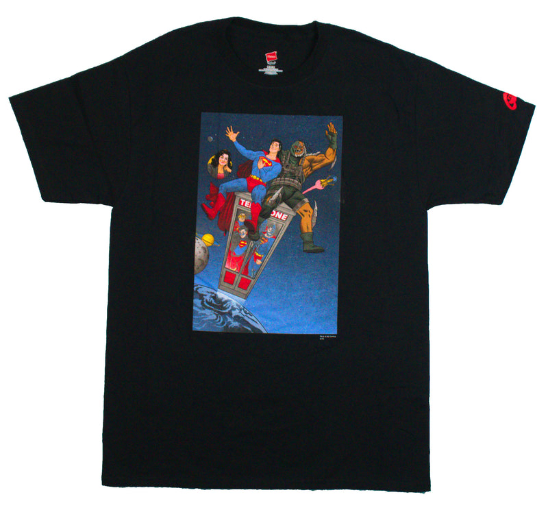 Graphitti Designs Superman Bill & Ted Excellent NOS DEADSTOCK VINTAGE T-SHIRT