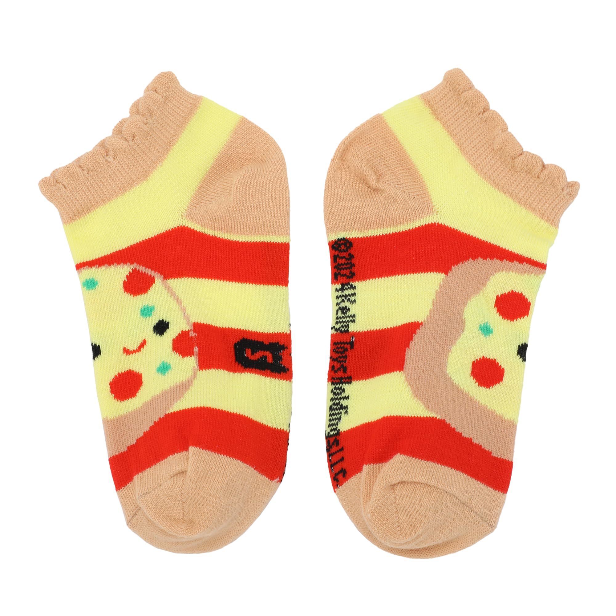 Bioworld Squishmallows Food Character Art Youth 6-Pair Ankle Socks