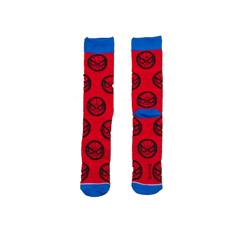 Marvel Spider-man Faces all over Men's Crew sock