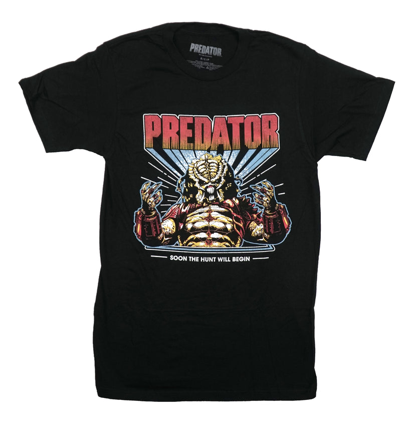 Predator Mens T-Shirt - Soon The Hunt Will Begin