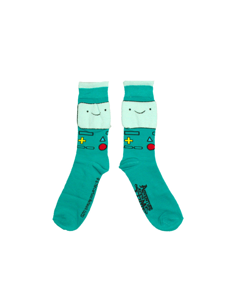 Adventure Time BMO character Men's crew socks
