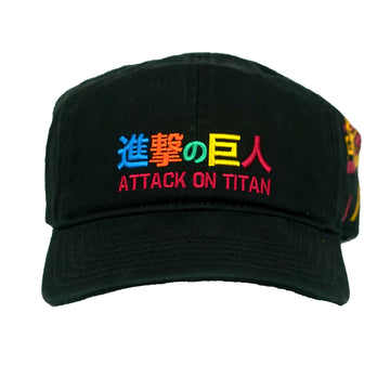 Ripple Junction Attack on Titan Rainbow Logo Adjustable Snapback Hat