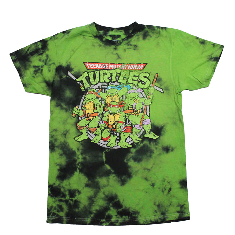 Teenage Mutant Ninja Turtles Mens T-Shirt - TMNT Cast Under Name