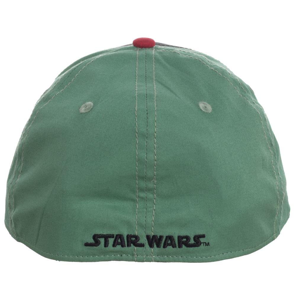 Star Wars Comfort Flex Boba Fett Mens Hat Black