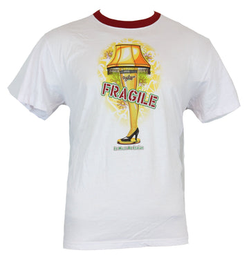 A Christmas Story Mens T-Shirt - "Fragile" Lamp Leg Logo Image