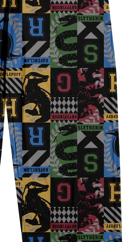 Harry Potter Hogwarts Houses AOP Men's Sleep Pajama Pants
