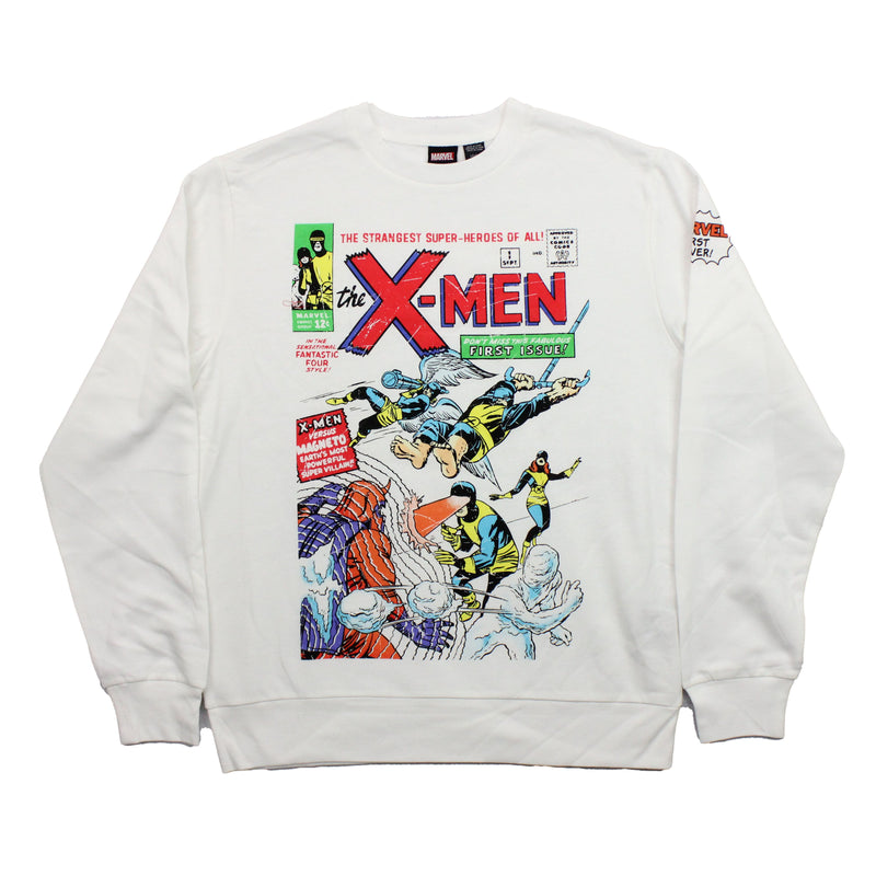 X-Men Marvel Crew Sweatshirt - Classic Issue 1 Cover Artwork - Inmyparentsbasement.com