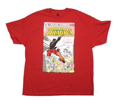 Atlas Comics Mens T-Shirt - The Hand of the Dragons Comic Cover No.1 June