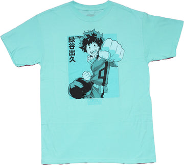 My Hero Academia Mens T-Shirt - Deku Punch Box No.18