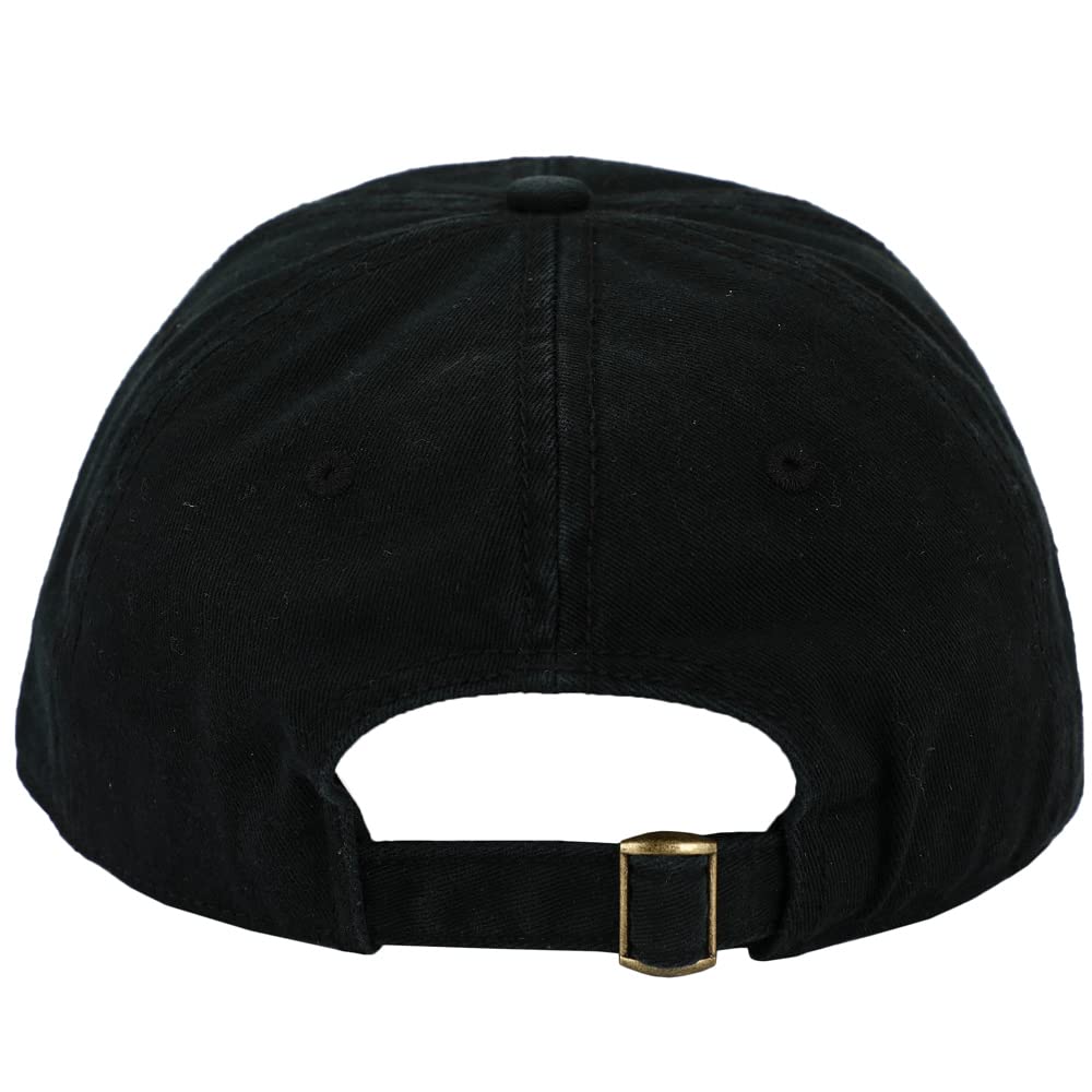 Loki Time Variance Authority Crest Embroidered Black Cotton Twill Hat