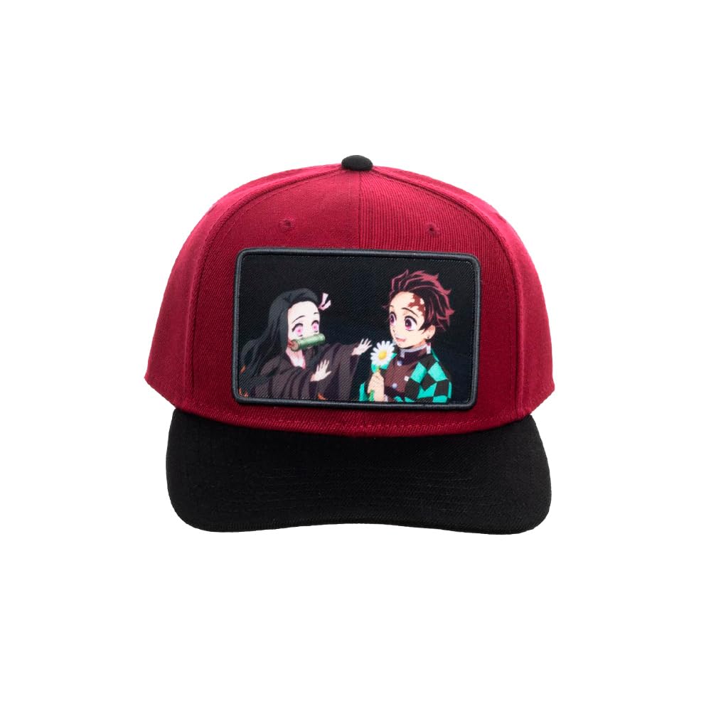 Bioworld Demon Slayer Anime Cartoon Sublimated Print Snapback Hat