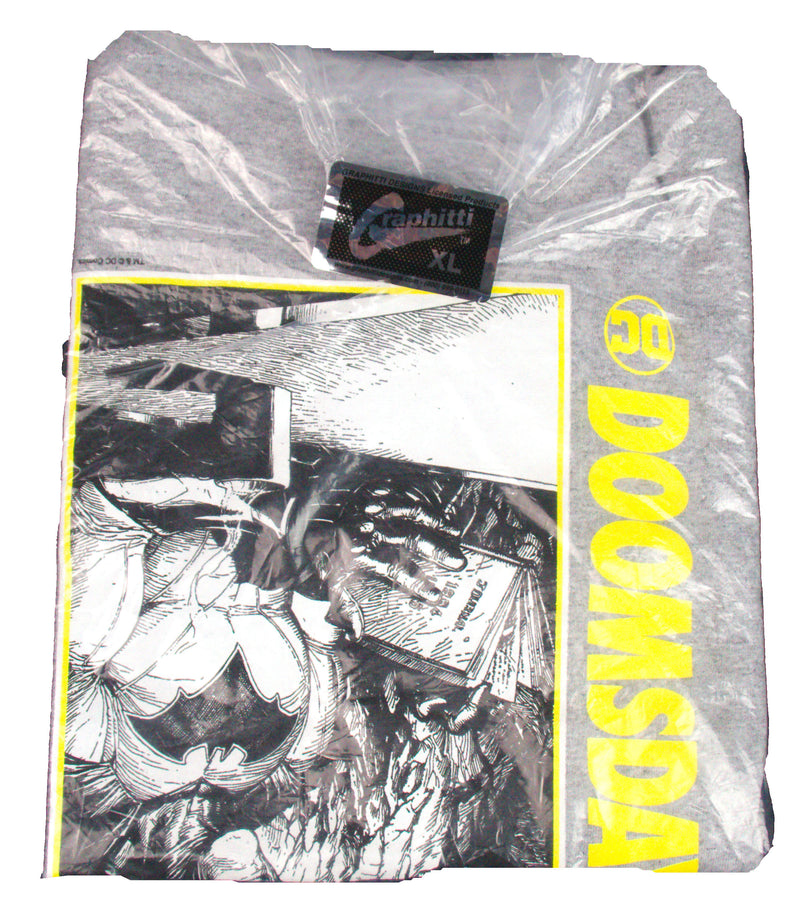 Graphitti Designs Batman Doomsday Clock Ringer NOS DEADSTOCK VINTAGE T-SHIRT NEW