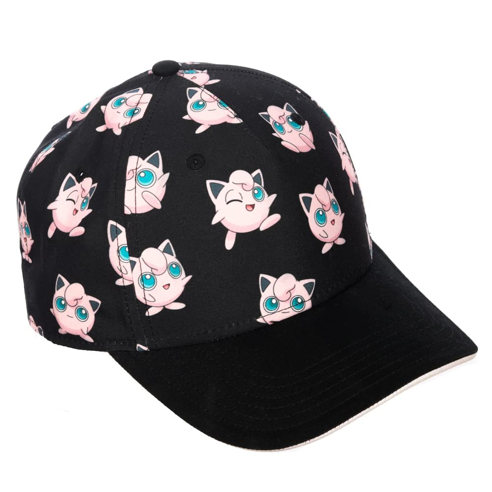 Pokemon Jigglypuff Allover Print Kids Baseball Cap Multicolored