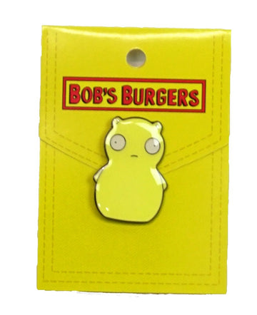 Bob's Burger's Collectible 1 Inch Kuchi Kopi Yellow Enamel Ripple Junction Pin