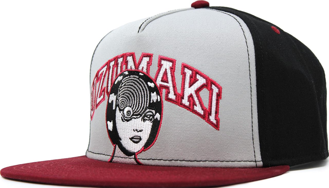 Ripple Junction Uzumaki Men's Manga Anime Flat Bill Embroidered Snapback Hats