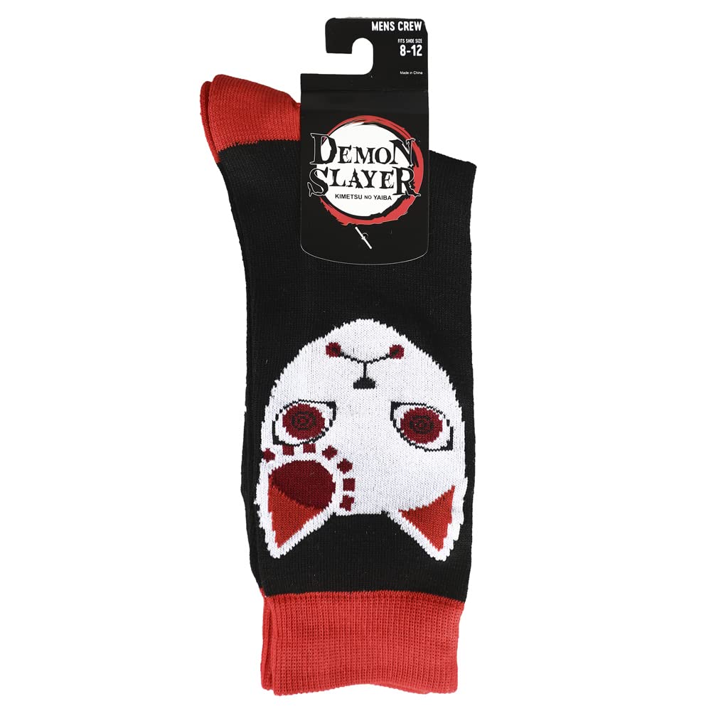 Bioworld Demon Slayer Crew Socks for Men - Inmyparentsbasement.com