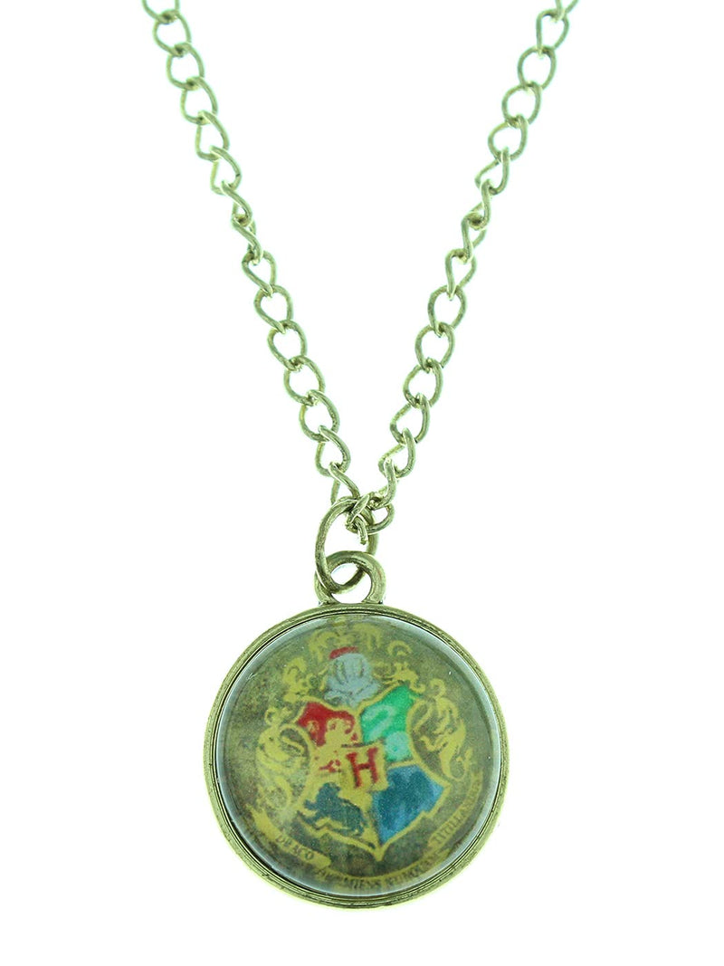 Bioworld Harry Potter Hogwarts Crest Pendant Necklace