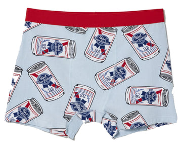 Pabst Blue Ribbon Tossed Cans Boxer Brief Allover Print